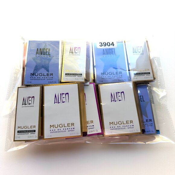 3904 MUGLER HIGH END FRAGRANCE PERFUME SAMPLES SET BUNDLE DESIGNER LUXURY - Picture 2 of 2
